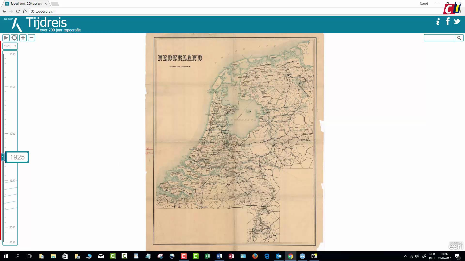 Topografisch tijdreizen