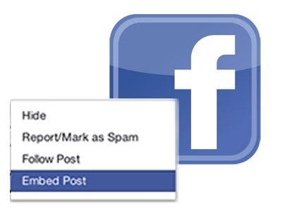 Facebook-berichten nu te embedden