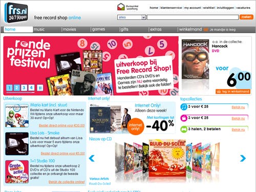 Online muziek downloaden bij Free Record Shop