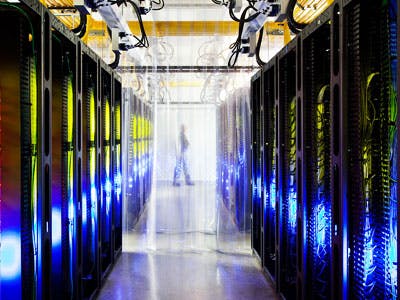 Google data center in Street View