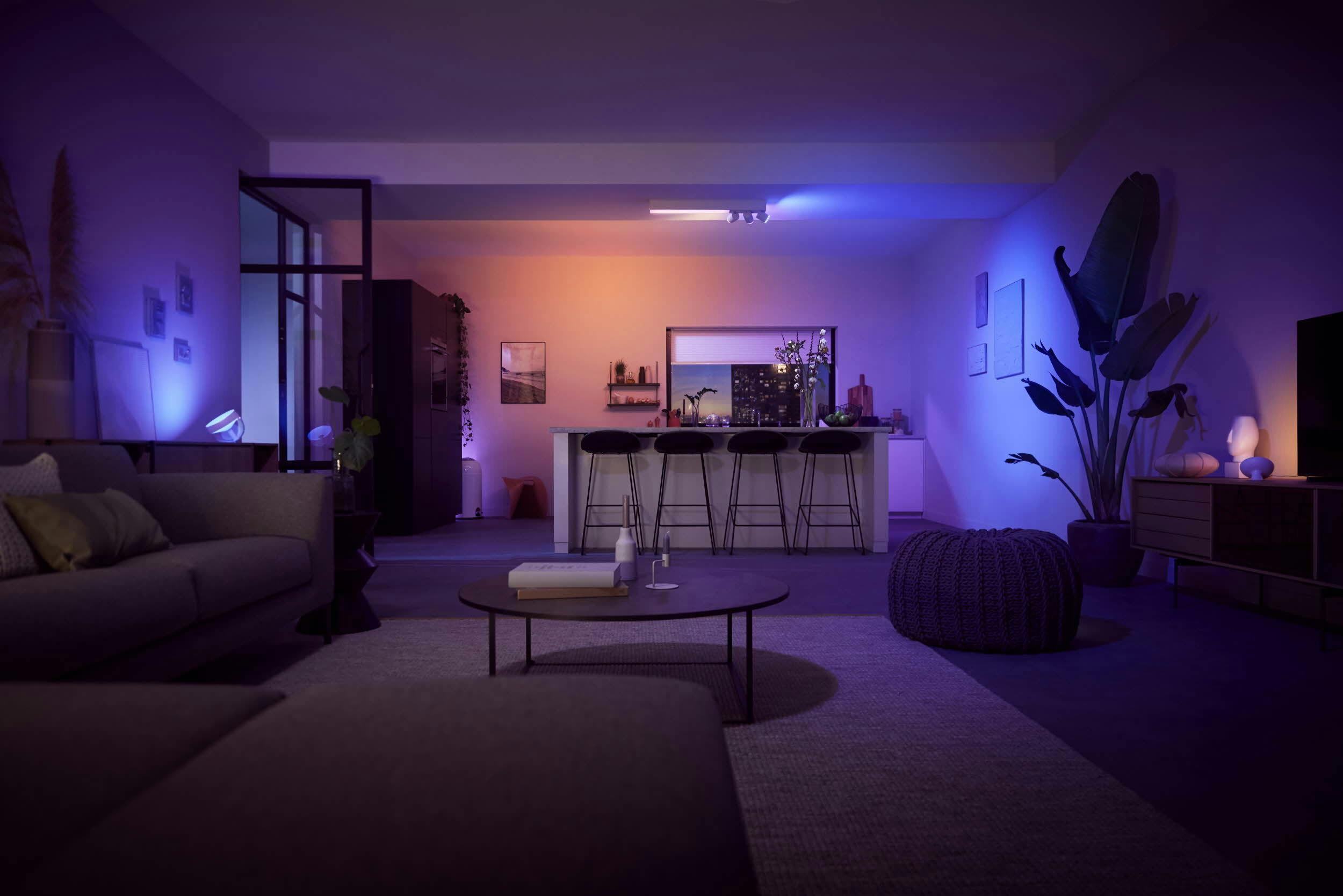 Philips Hue Centris – slimme plafondlamp met lichtbalk en spotjes