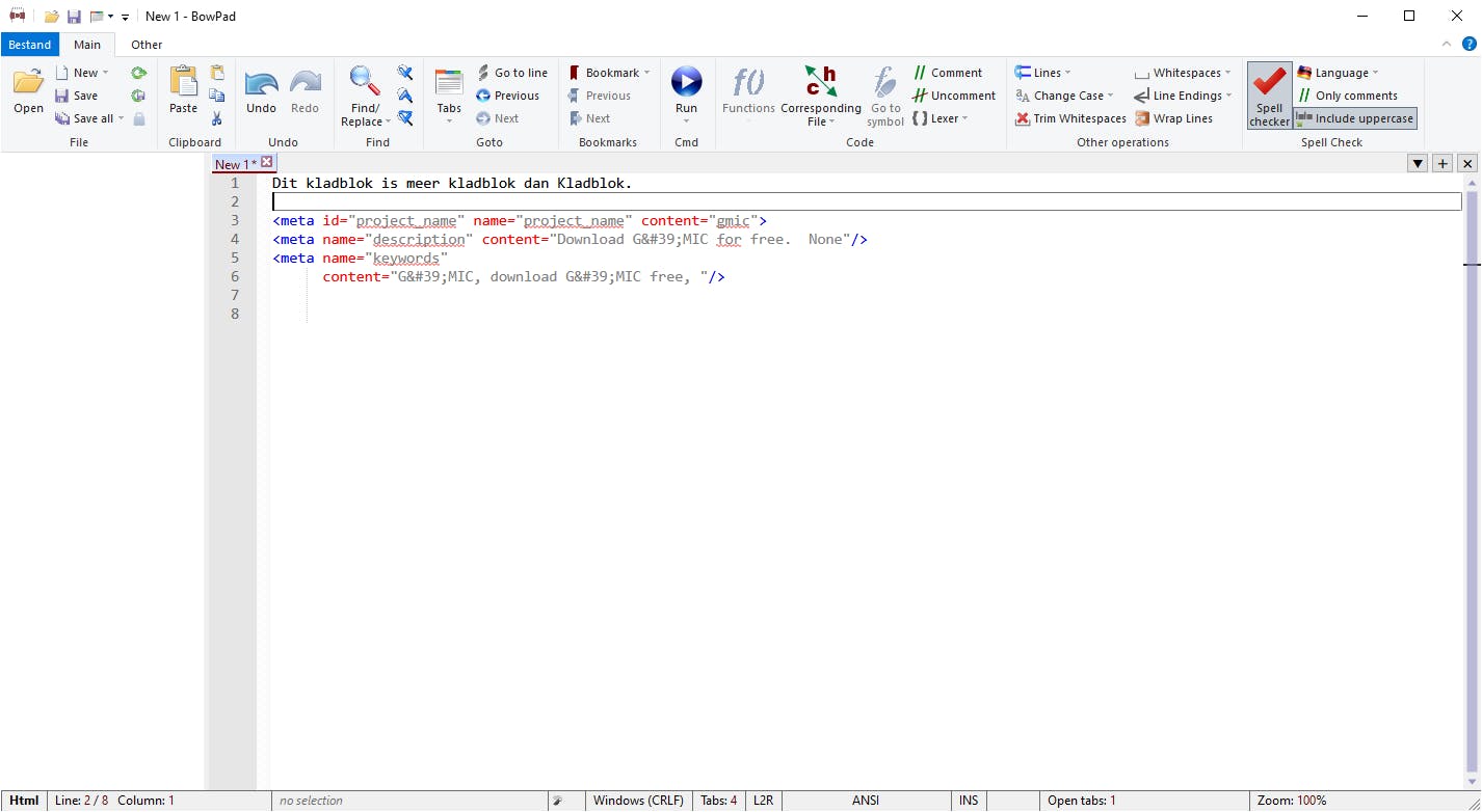 BowPad - Speciaal kladblok