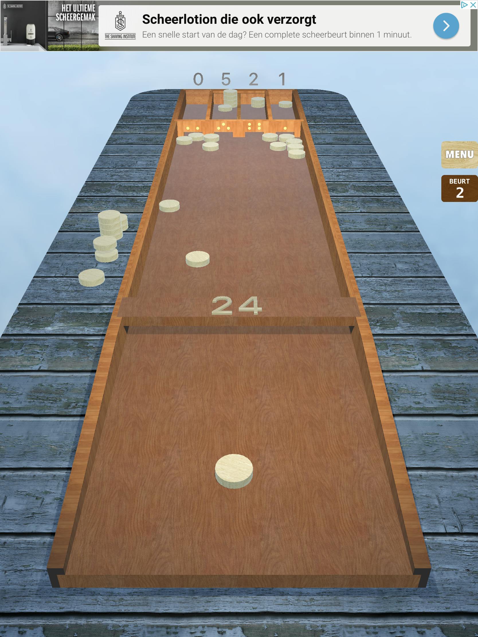 Sjoelbak - Mobiel sjoelen