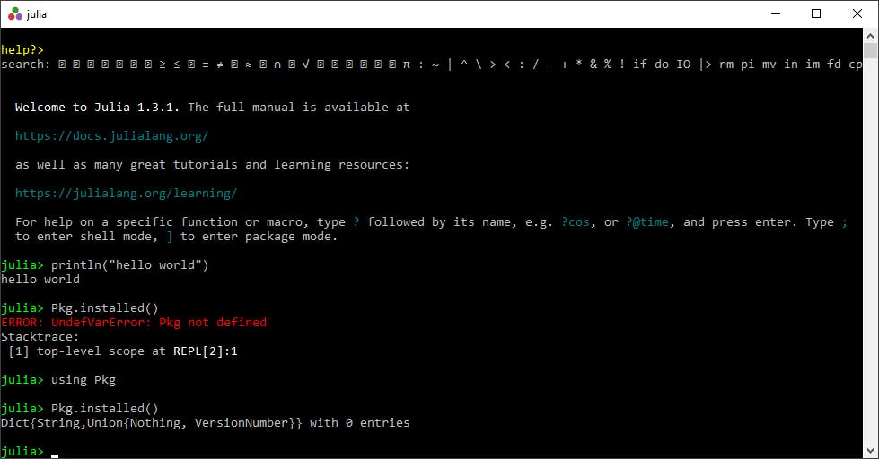Julia - Leren programmeren