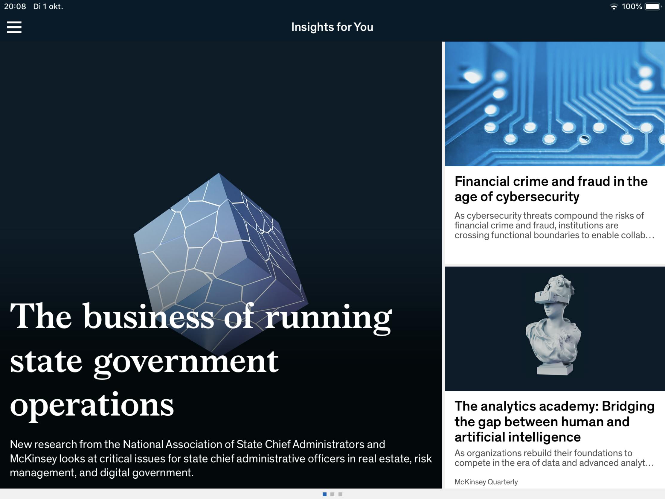 McKinsey Insights - de diepte in