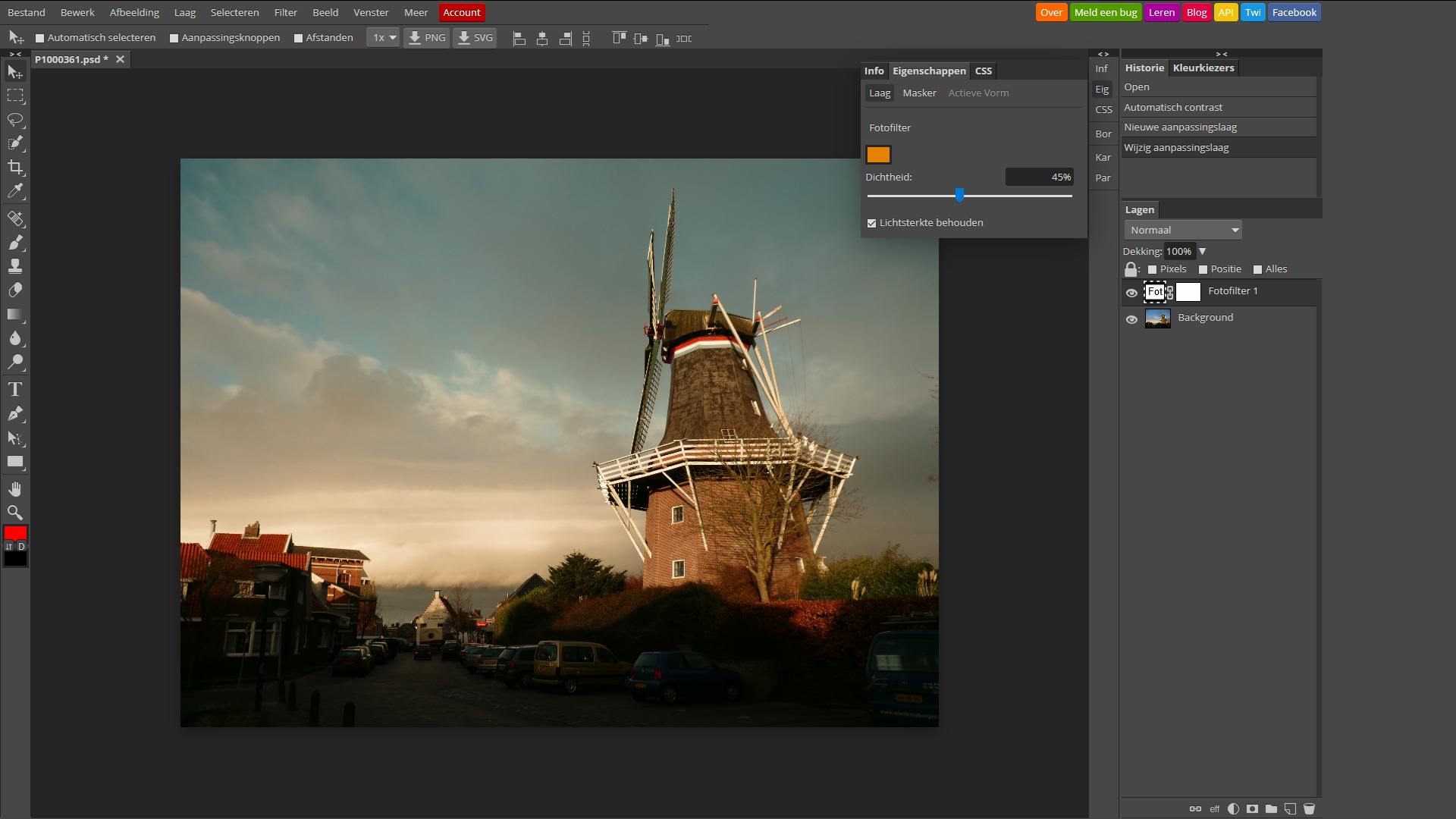 Photopea - het gratis Photoshop-alternatief