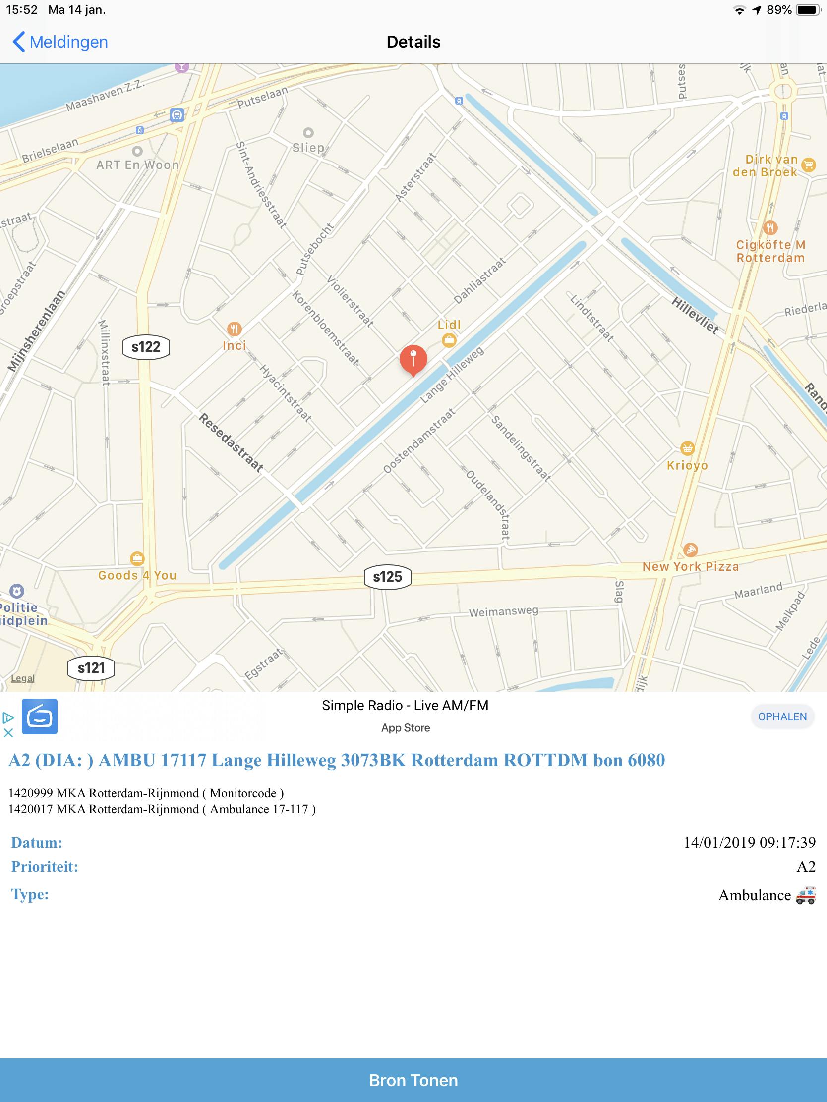 P2000 - Waarheen spoeden de hulpdiensten zich deze keer?