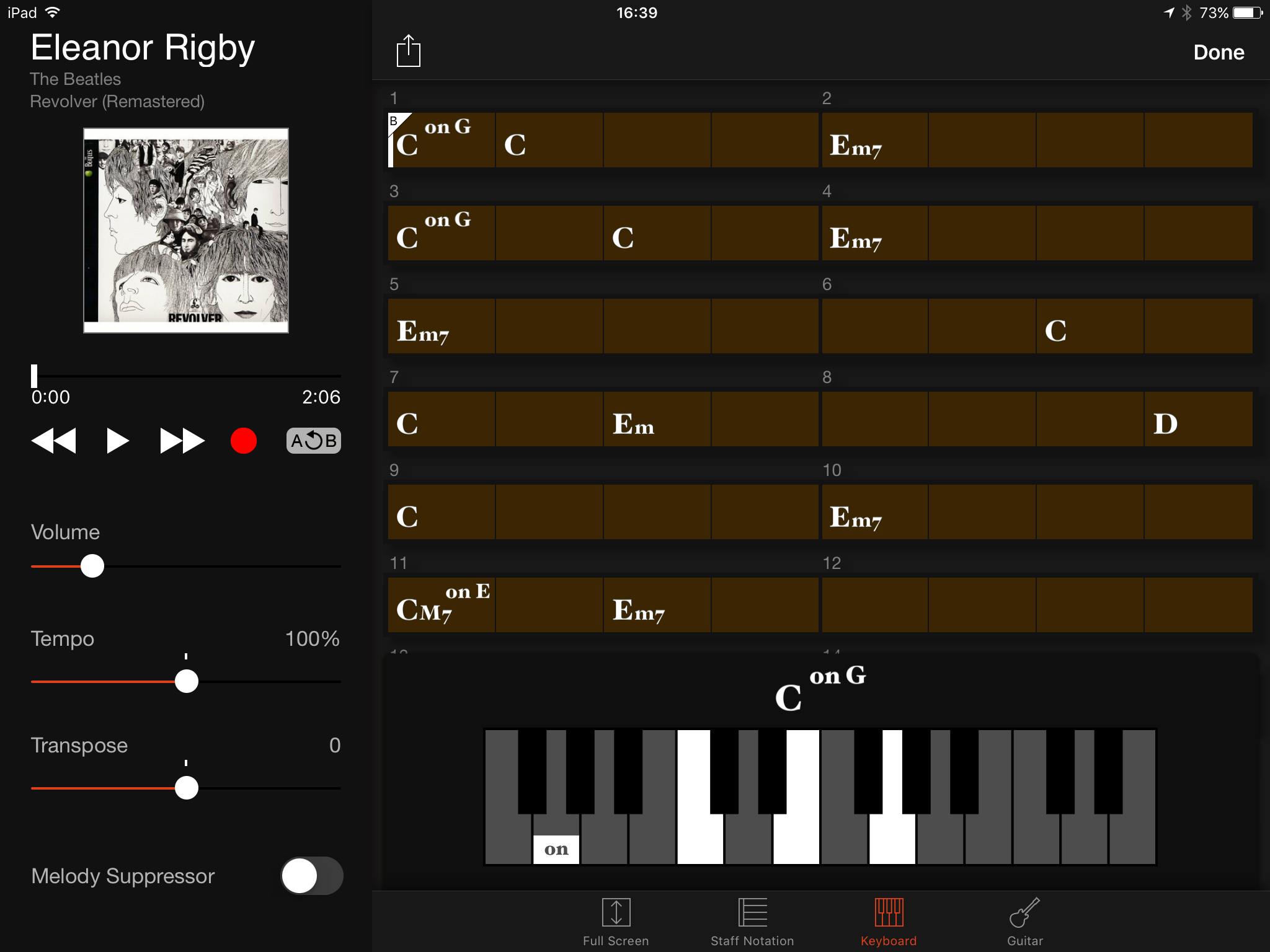 Chord Tracker - Vind de akkoorden van uw favoriete nummers