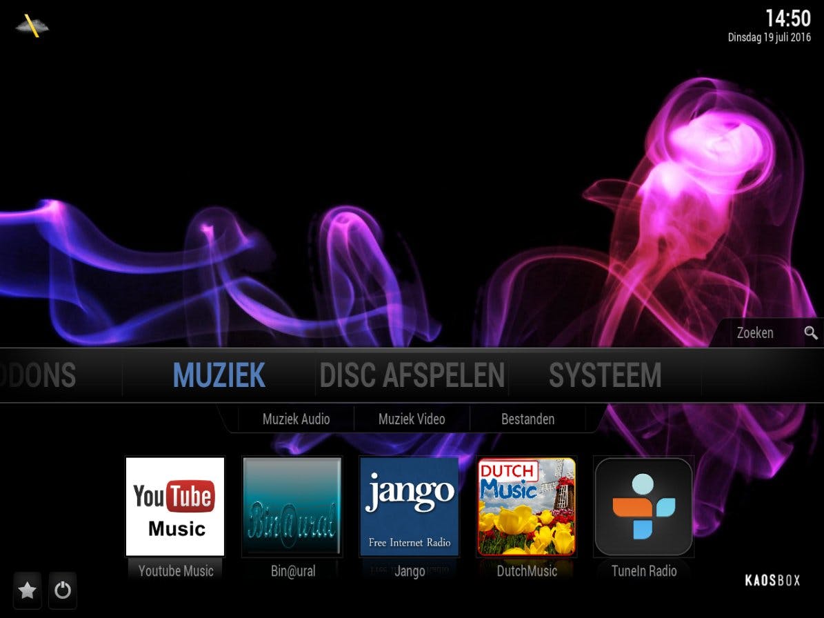 Kaosbox - Het ultieme mediacentrum voor allerlei platforms