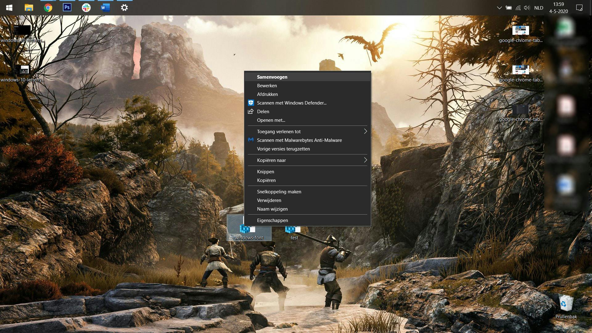 Windows 10 lettertype aanpassen