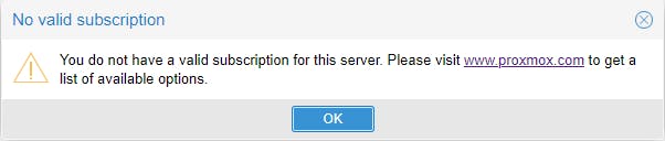 Een Proxmox-licentie is alleen nodig wanneer je ondersteuning wilt of toegang tot de betere updatebibliotheek.