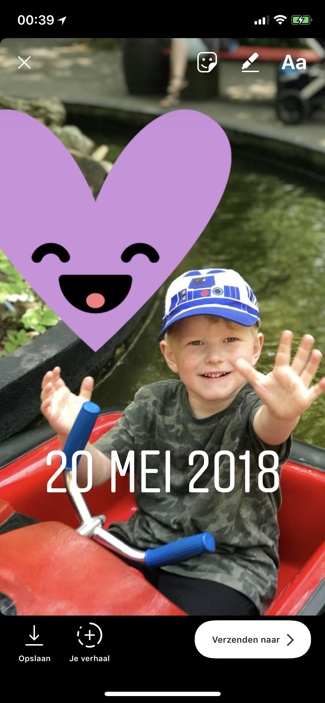 Tip 08 Verhalen zijn momentopnames die maximaal 24 uur blijven staan.