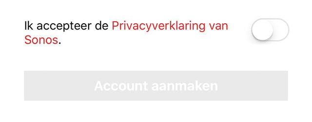 privacyverklaring Sonos