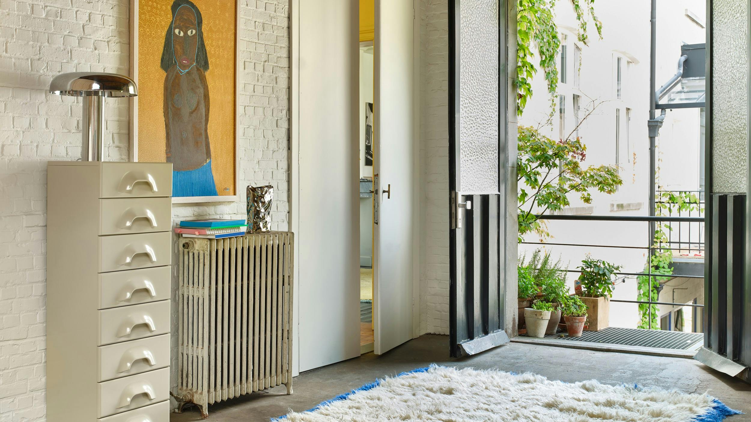 woonkamer met balkon