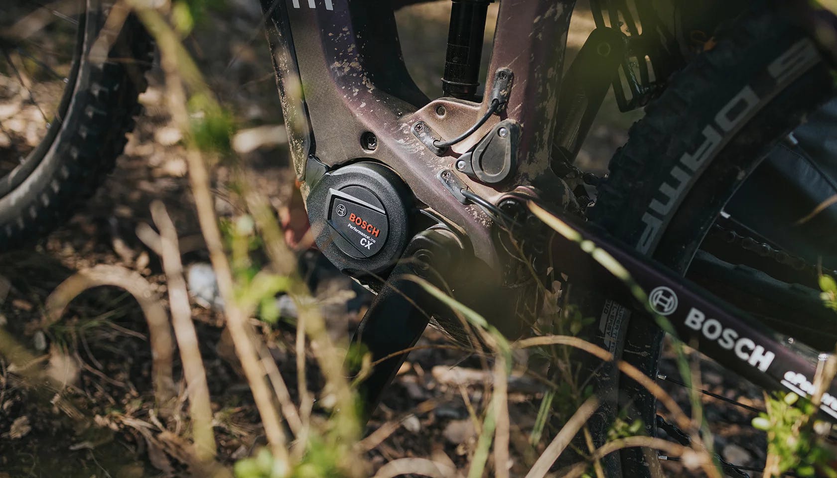 mountainbike met Bosch motor