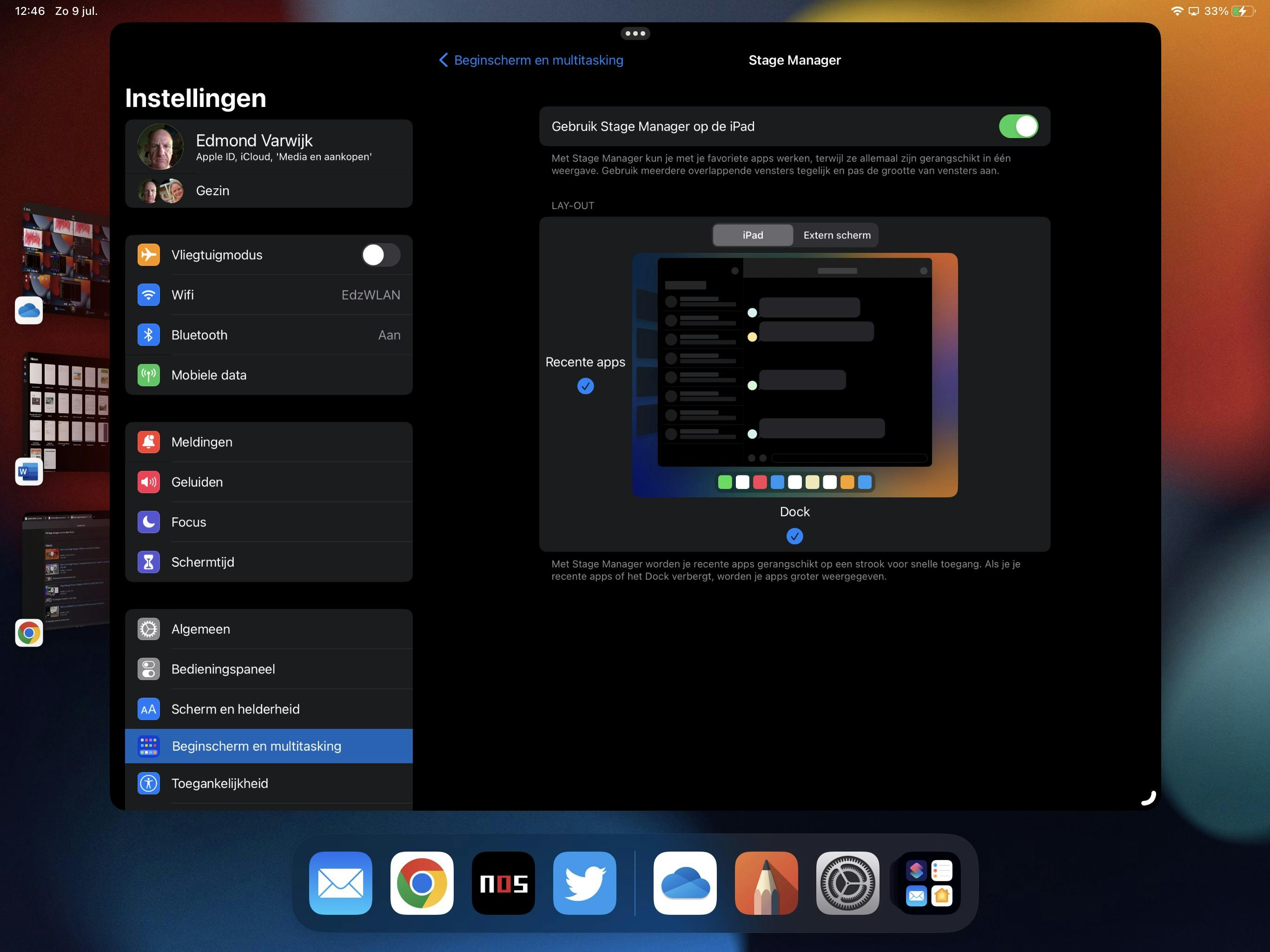 Apple iOS en nu iPadOS waren net als Google Android aanvankelijk niet bedoeld voor gebruik met meerdere schermen.