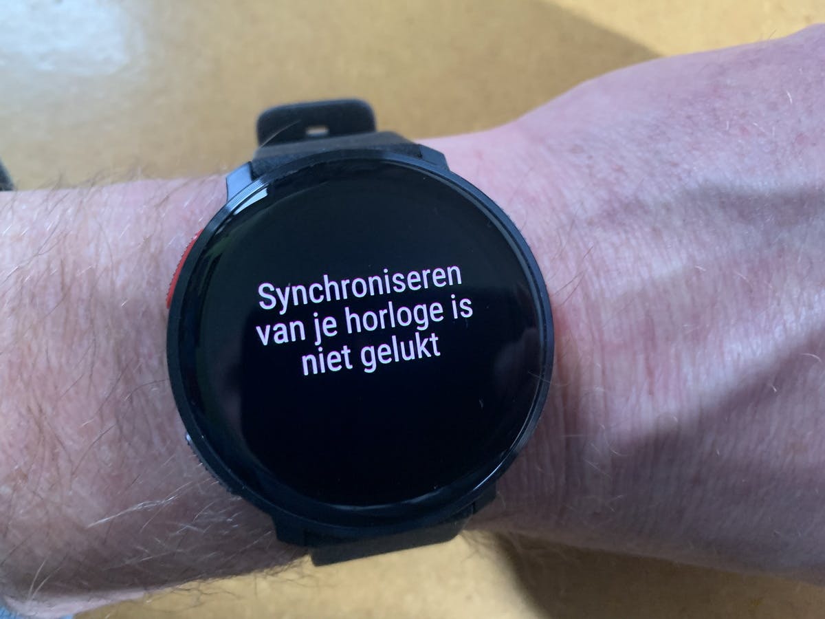 Softwareproblemen moeten eerst verholpen worden door Polar.