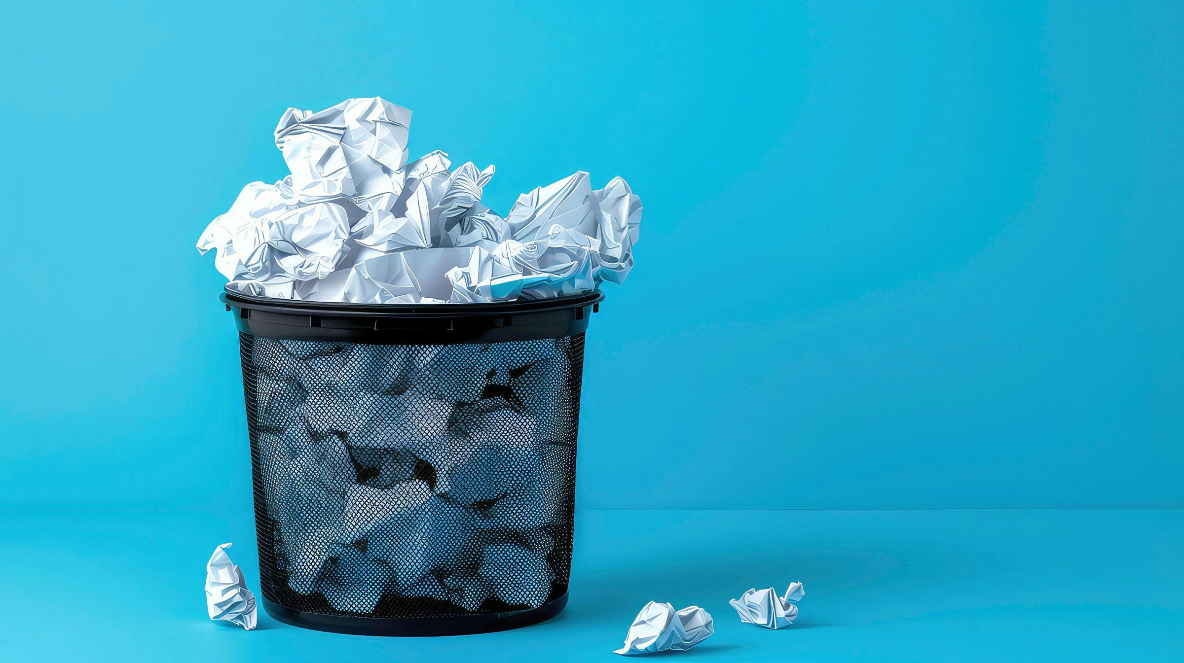 Smetteloos bureaublad: weg met de prullenbak