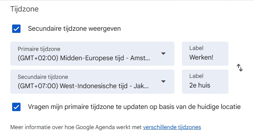 Tips voor Google Agenda