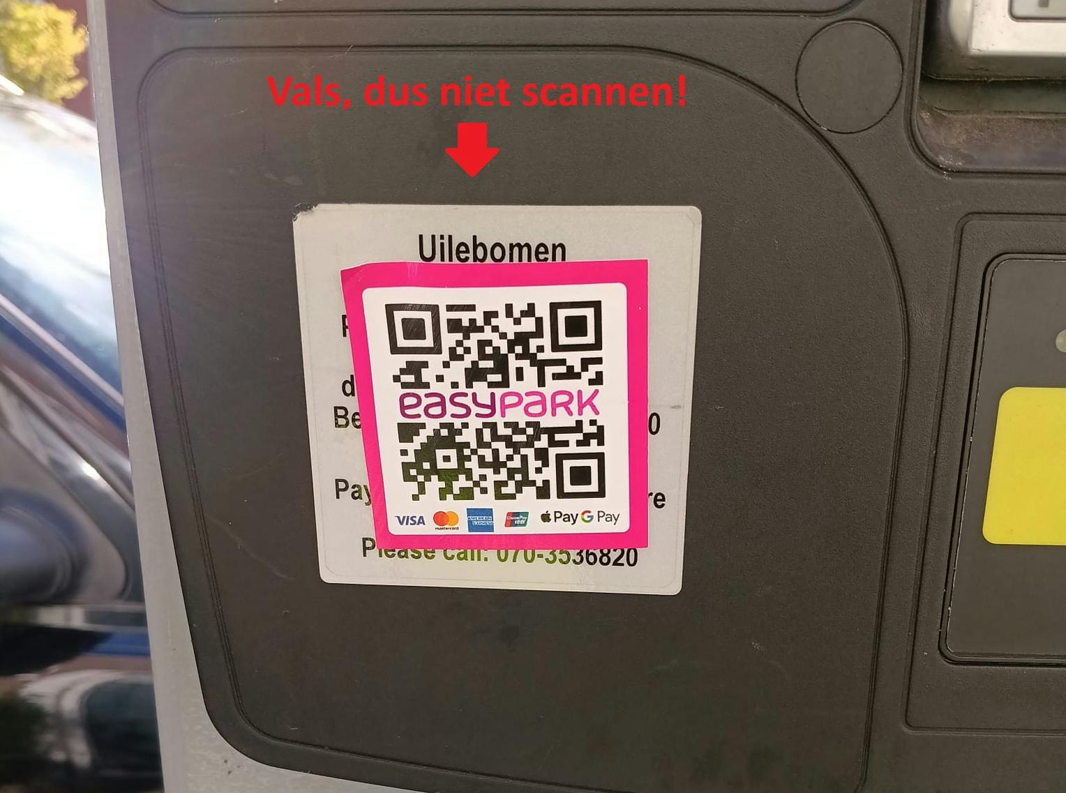 Zo herken je verdachte QR-codes op parkeerautomaten en laadpalen