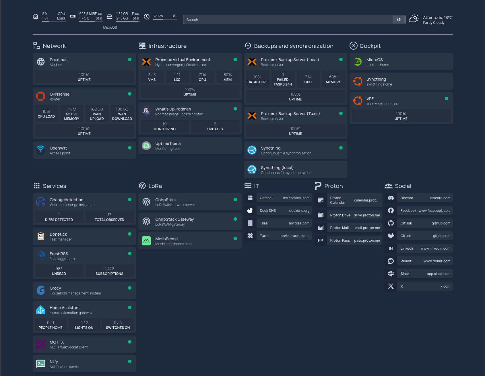 Bouw je eigen dashboard met Homepage: al je webapplicaties overzichtelijk op één plek