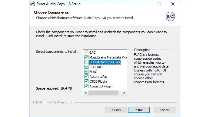 Je installeert EAC met allerlei nuttige uitbreidingen.