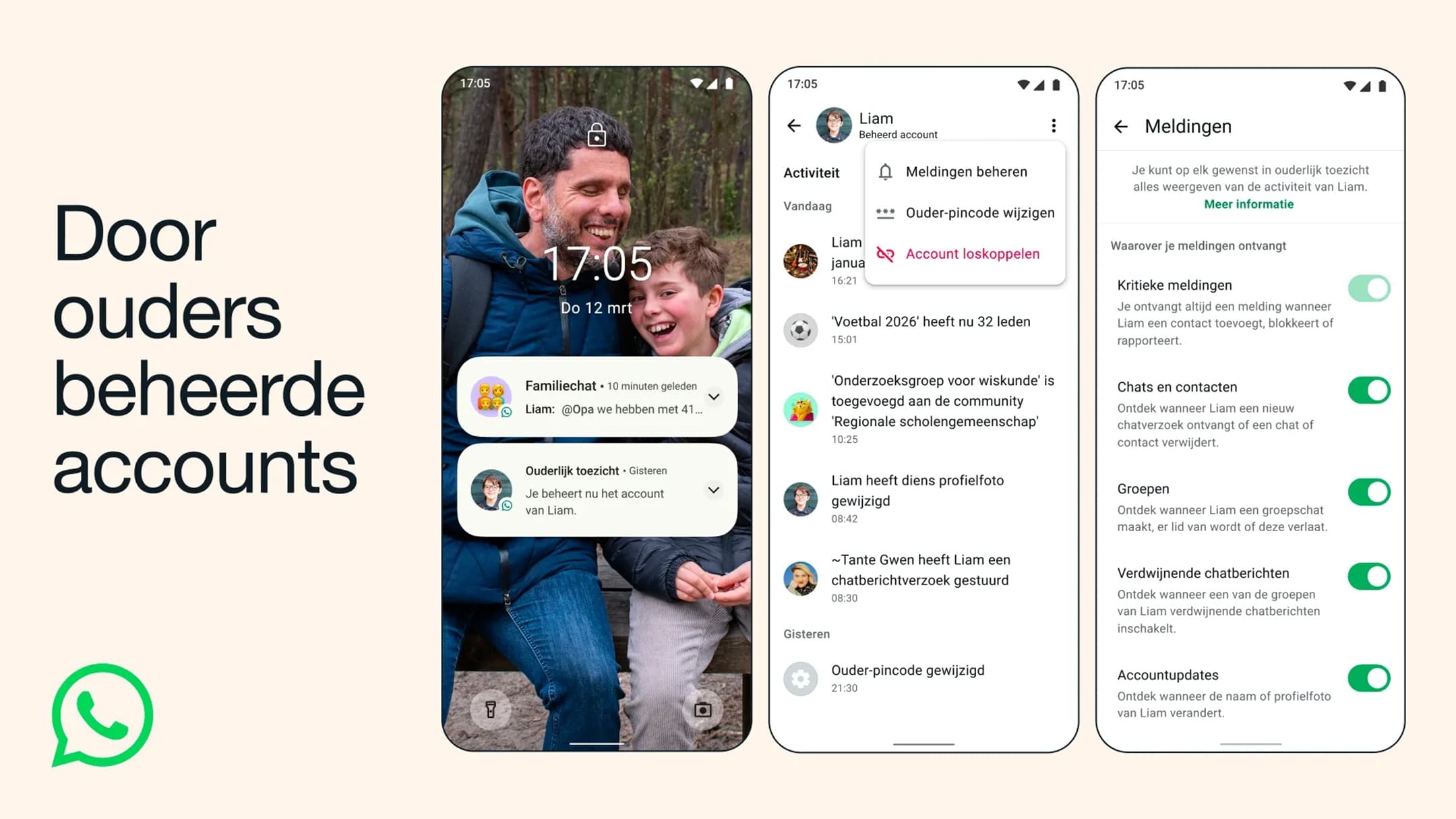Ouders bepalen met wie hun kind kan chatten