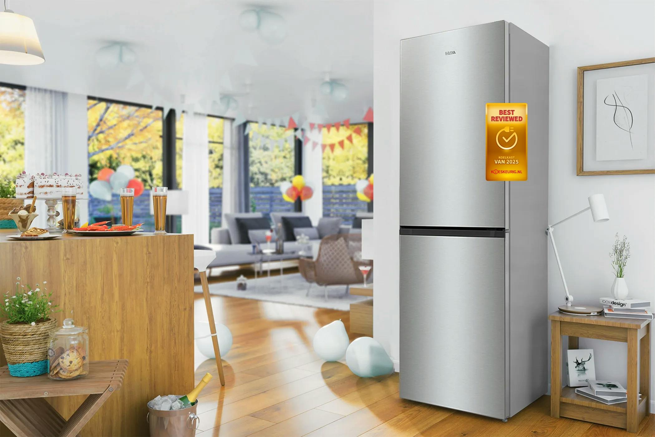 Waarom deze ETNA-koel-vriescombinatie de Best Reviewed 2025-award pakt
