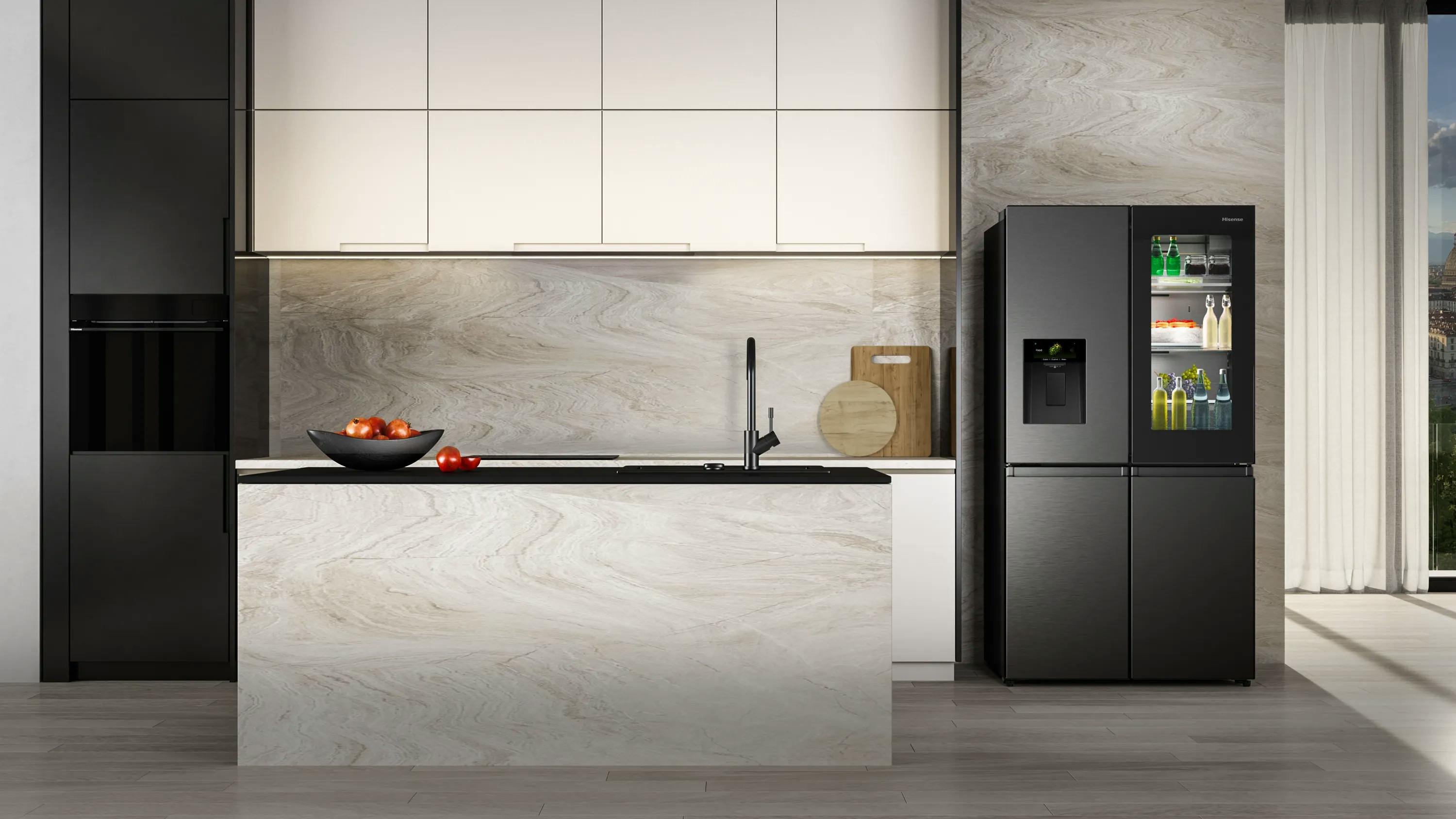 Hisense komt met koelkast met kijkvenster en recepten op het scherm