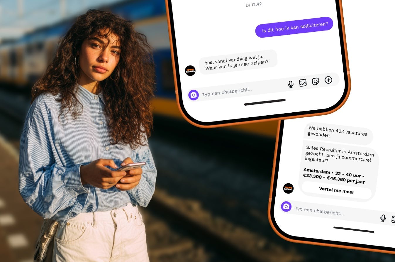 YoungCapital komt met AI-tool die je laat solliciteren via Instagram